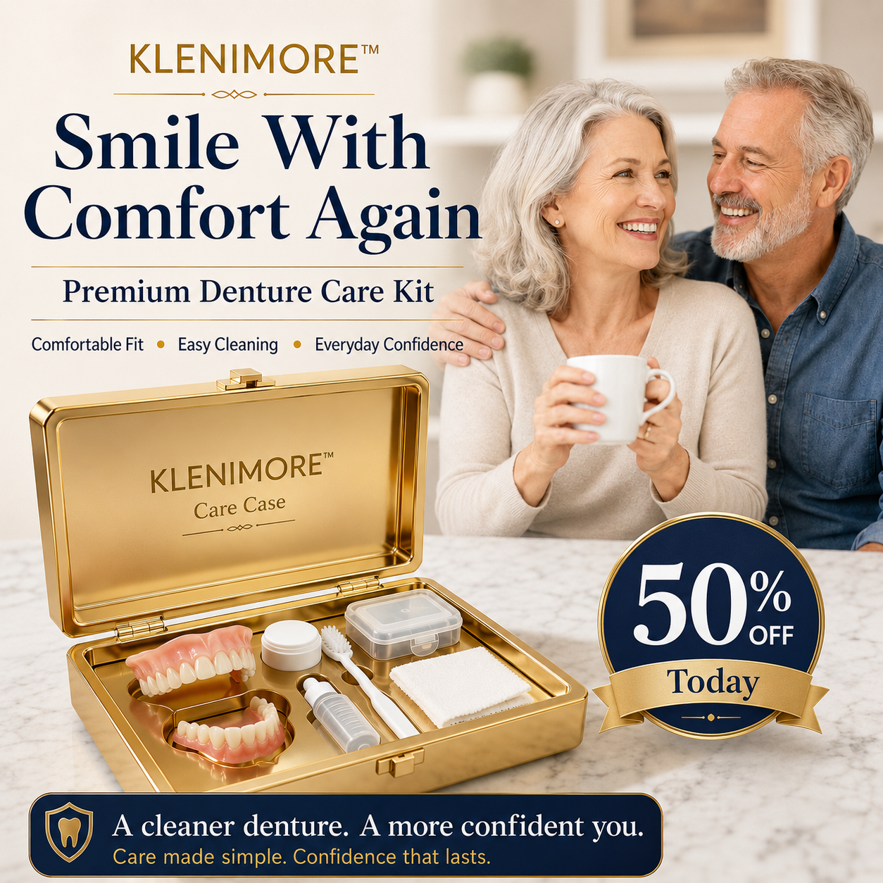 ⚡ Ends Today: 50% OFF! Smile More Comfortably Again