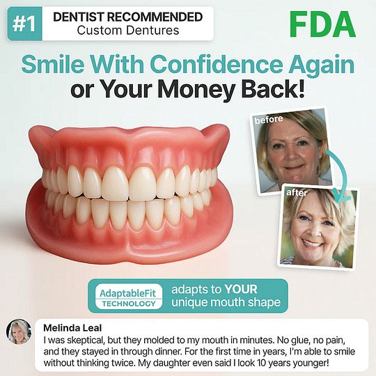 ⚡ Ends Today: 50% OFF! Smile More Comfortably Again