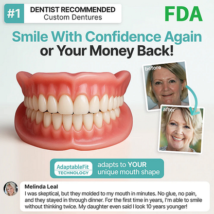 ⚡ Ends Today: 50% OFF! Smile More Comfortably Again