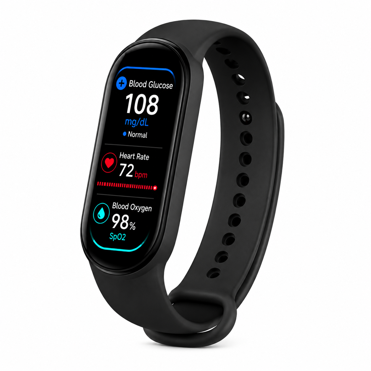 🔥80% OFF Launch Offer 🏆 2026 Pryxo™ M9 Non-Invasive Smart Band 📈12 health reports - No-Prick