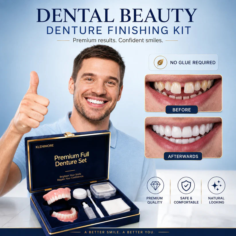 ⏰ Ends Today: 50% OFF! 🌎 KLENIMORE™ Daily Smile Confidence Set — Natural Look, Easy Everyday Wear