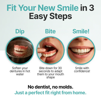 ⏰ Ends Today: 50% OFF! 🌎 KLENIMORE™ Daily Smile Confidence Set — Natural Look, Easy Everyday Wear